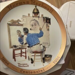 Norman Rockwell Centennial Collector's Plate